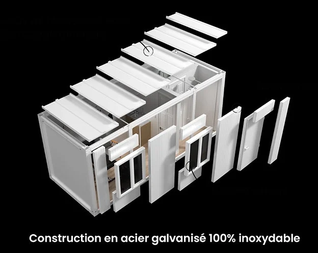Wohncontainer Glascontainer 20 Fuß – Image 6