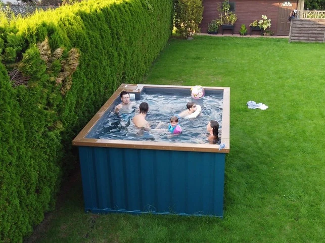 Piscine spa Container 3,0mx 3,0m , jacuzzi, Forfait Confort – Image 2