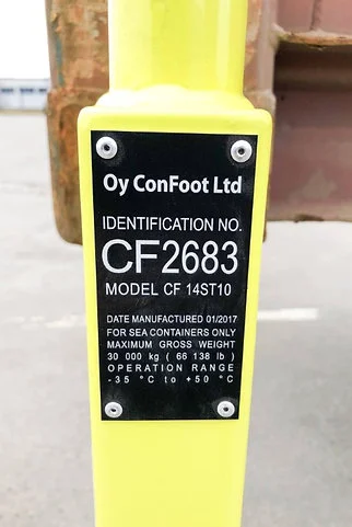 Conteneur Maritime – ConFoot CF (Version Standard Pieds pour Transbordement – Image 9