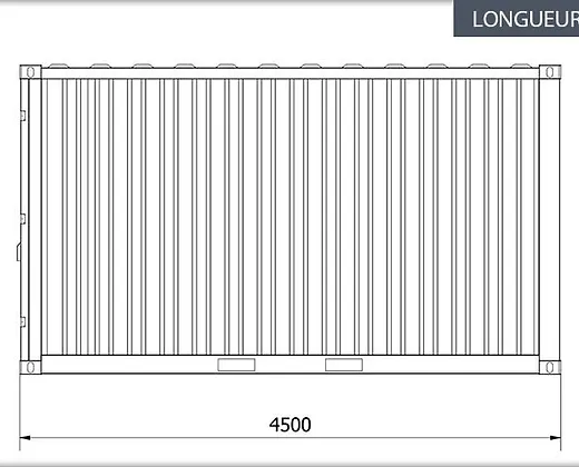 Container 15' pieds jaune – Image 7
