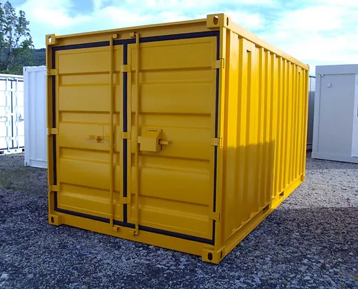 Container 15' pieds jaune