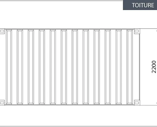 Container 15' pieds jaune – Image 8