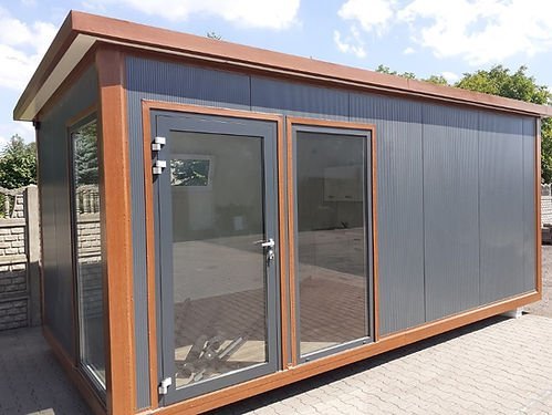 Chalet mobile sur roues avec salle de bain et cuisine 17 m² – 6×2,9 m