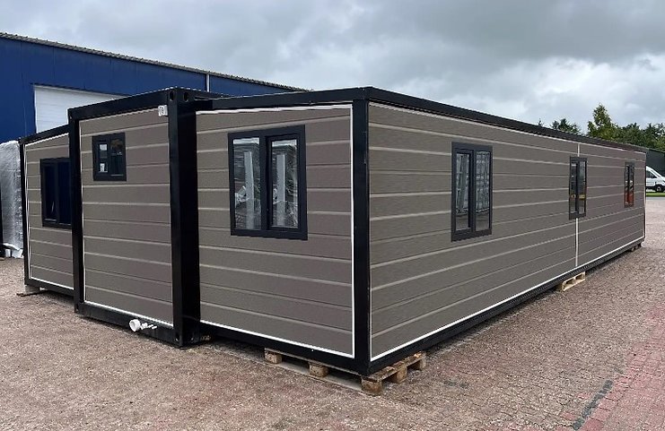 Conteneur Tiny House XXL Chalet de luxe pliable - 40 pieds 12 mètres – Image 4