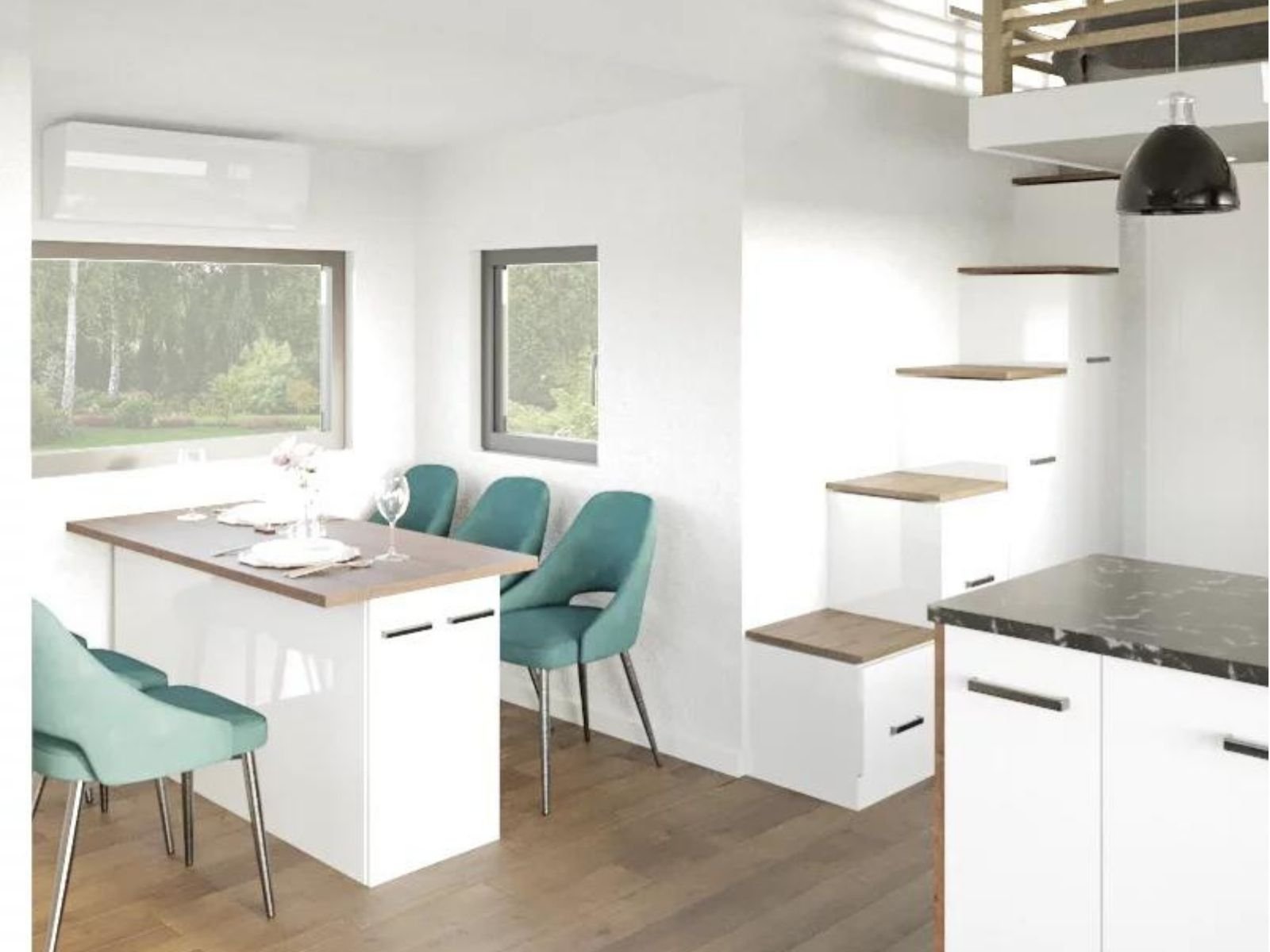 Maison modulaire avec mezzanine – 37 m² – Image 5