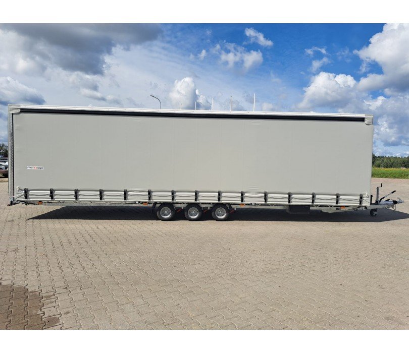 Remorque porte-voitures STIM avec rideau coulissant, PTAC 3500 kg, avec treuil électrique – Image 14