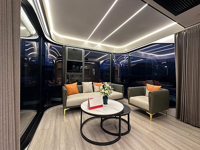 Maison en forme de capsule spatiale PRO A7 – Image 3