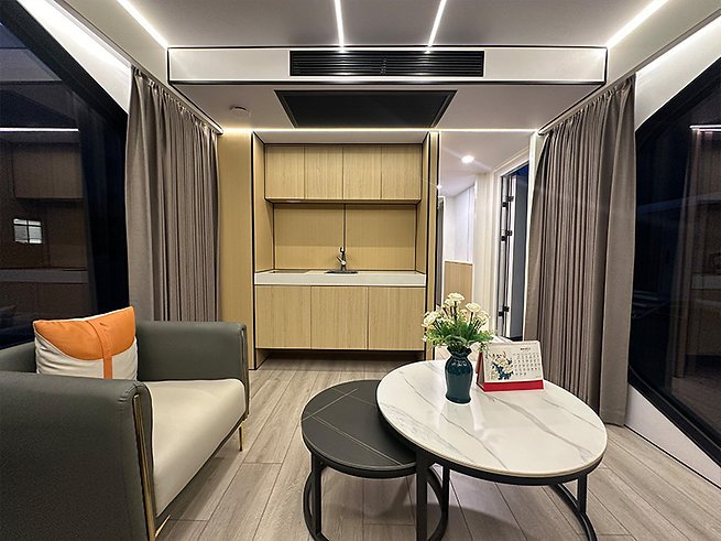 Maison en forme de capsule spatiale PRO A7 – Image 5